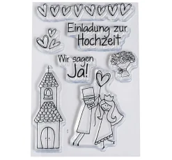 efco Clear Stempel-Set "Hochzeit"