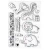 Online efco Clear Stempel-Set "Zoo"