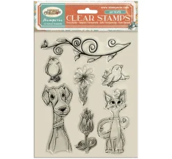 Stamperia Clear-Stamps "Furry Friends"