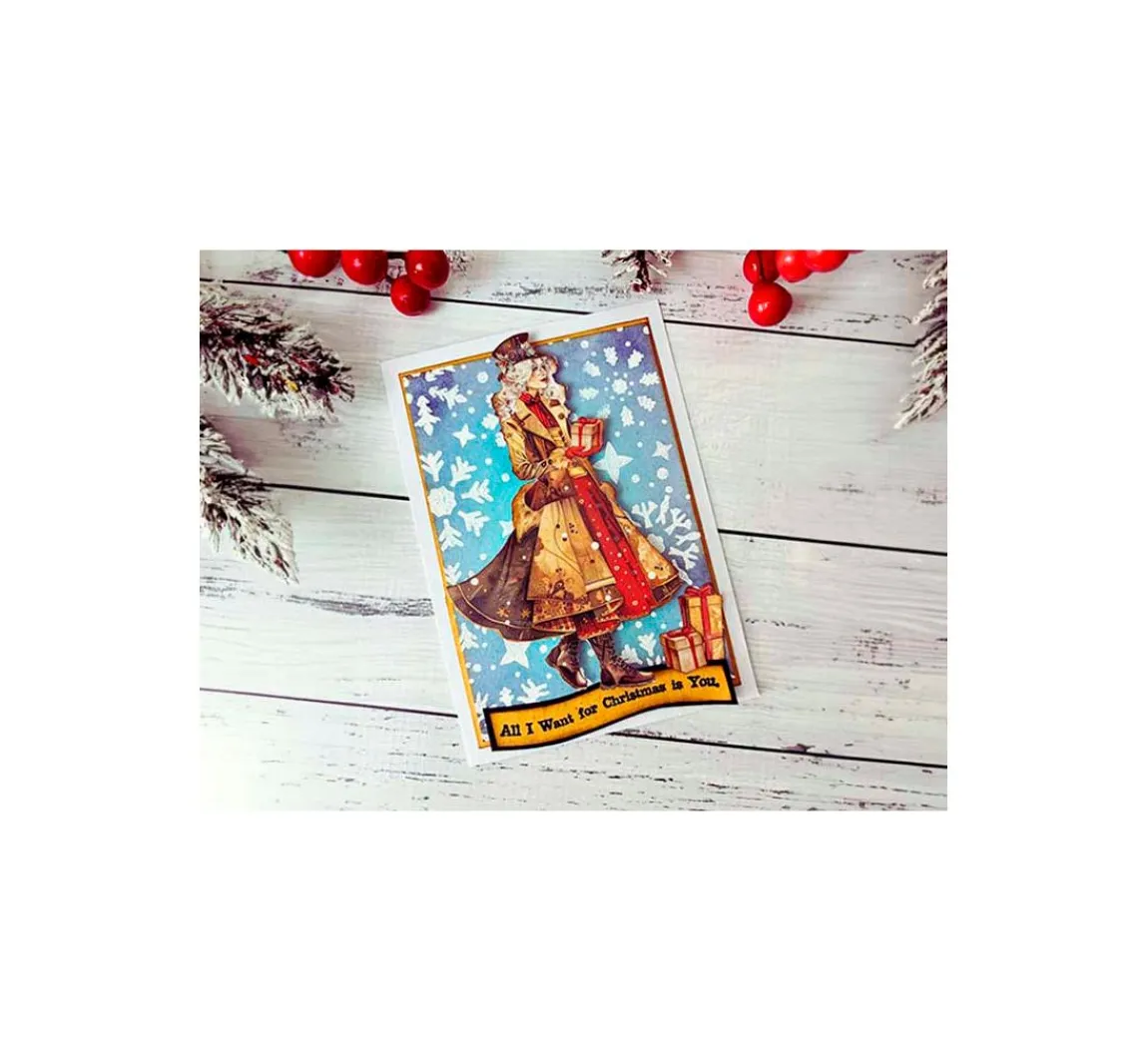 Stamperia Clear-Stamps "Gear up for Christmas"