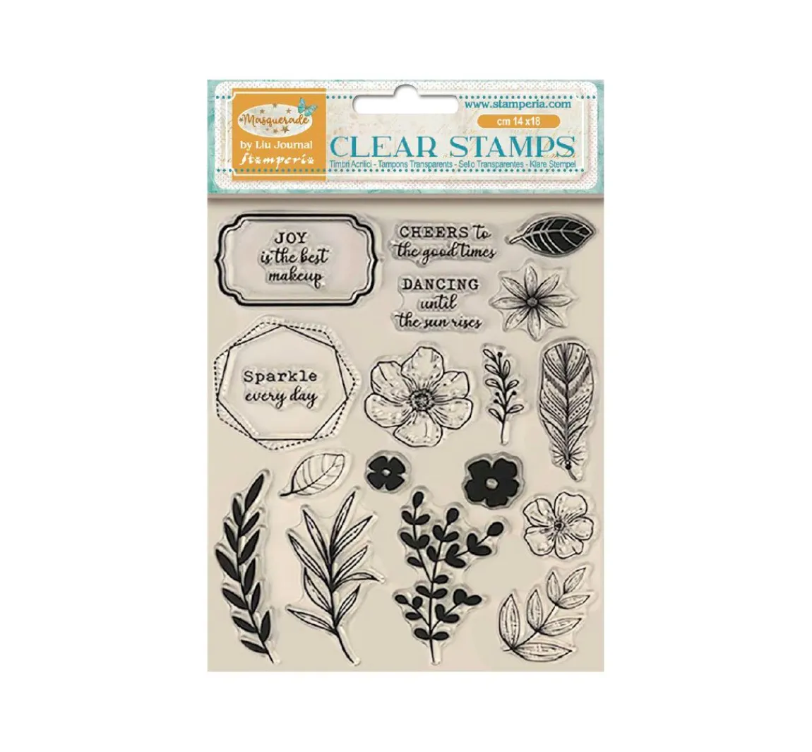 Clearance Stamperia Clear-Stamps "Masquerade"