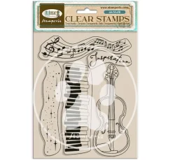 Hot Stamperia Clear-Stamps "Music"