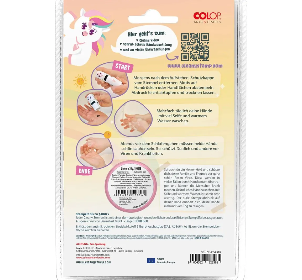 Online ColOp Cleany Stamp Handwaschstempel