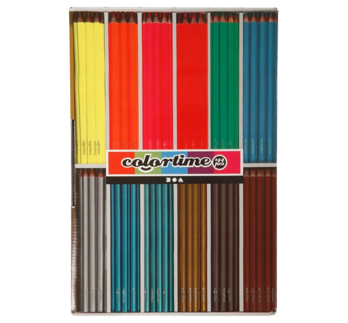 Online creativ company Colortime Buntstifte "Metallic & Neon", Mine 3 mm