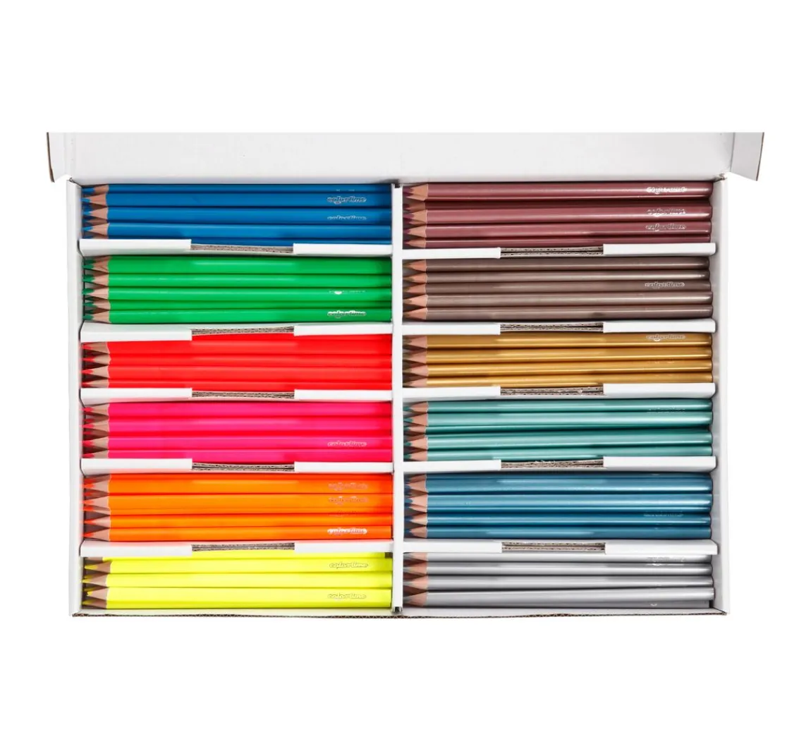 Online creativ company Colortime Buntstifte "Metallic & Neon", Mine 3 mm