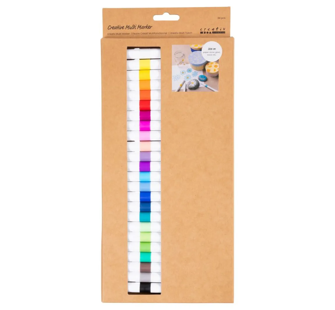 Online creativ company Creative Multi Marker, 24 Farben