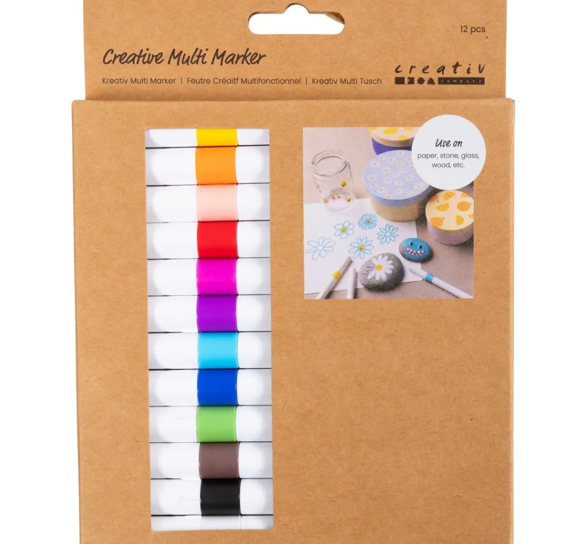 Online creativ company Creative Multi Marker, 12 Farben