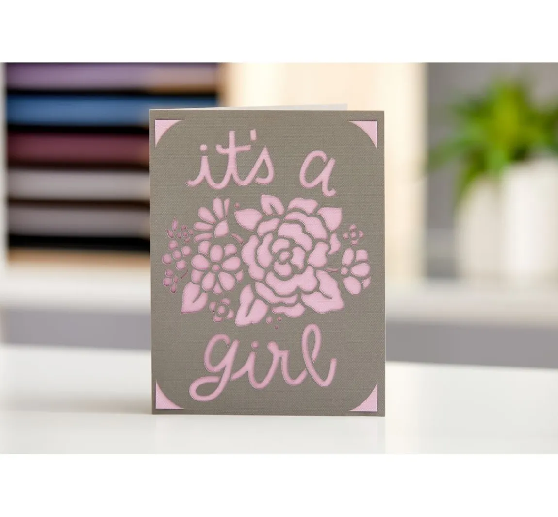 Cricut Joy Doppelkarten mit Einleger & Umschlägen "Insert Cards", 10,7 cm x 13,9