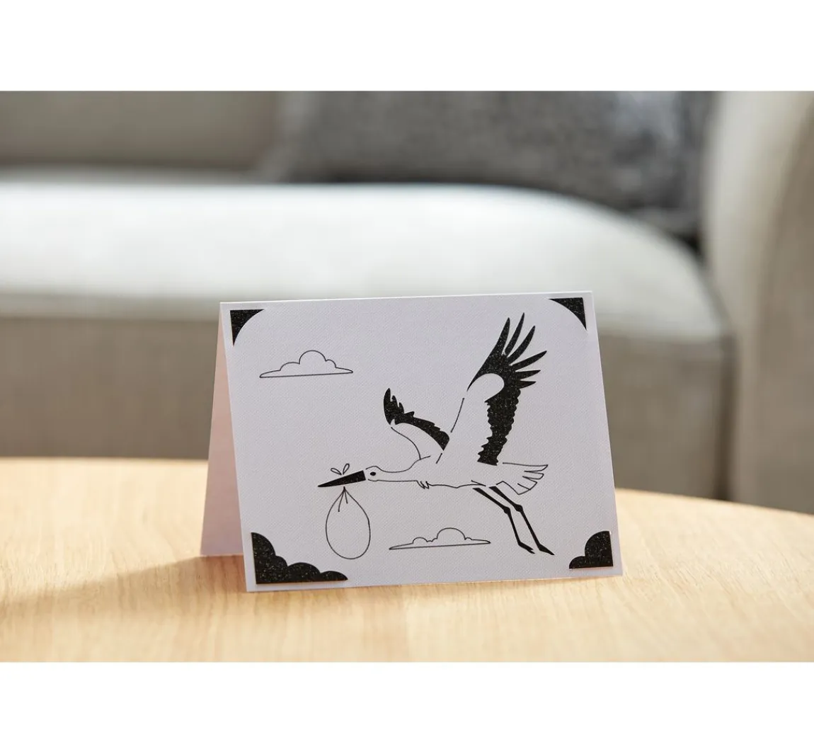 Cricut Joy Doppelkarten mit Einleger & Umschlägen "Insert Cards", 10,7 cm x 13,9
