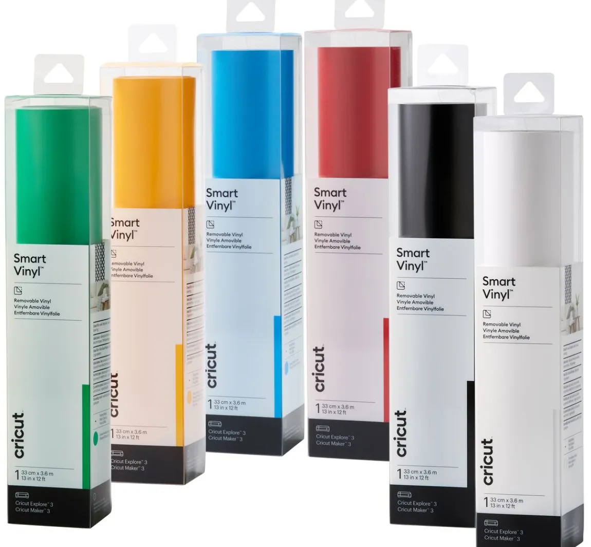 Hot Cricut Selbstklebende Vinylfolie "Smart Vinyl - Removable", 33 x 360 cm