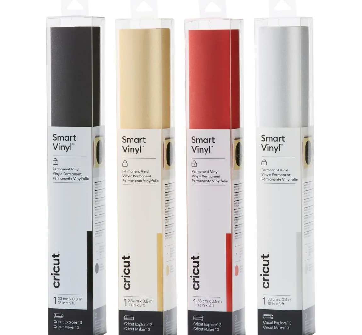 Hot Cricut Selbstklebende Vinylfolie "Smart Vinyl - Permanent", 33 x 90 cm
