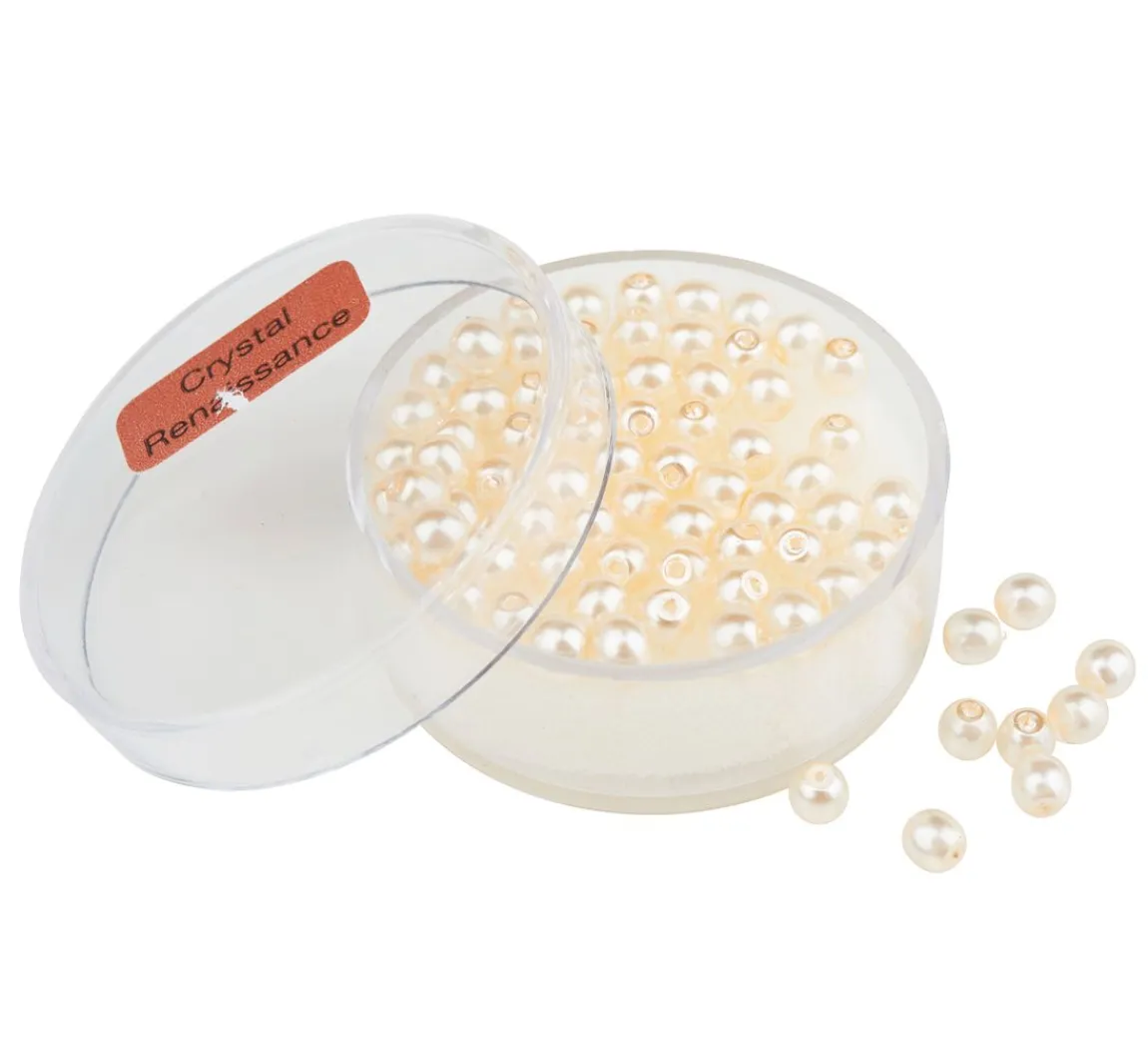 Sale PRACHT Crystal Renaissance Glaswachsperle, 4mm, 75 Stück