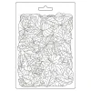 Best Stamperia 3D Texturmatte "Woodland - Leaves pattern"