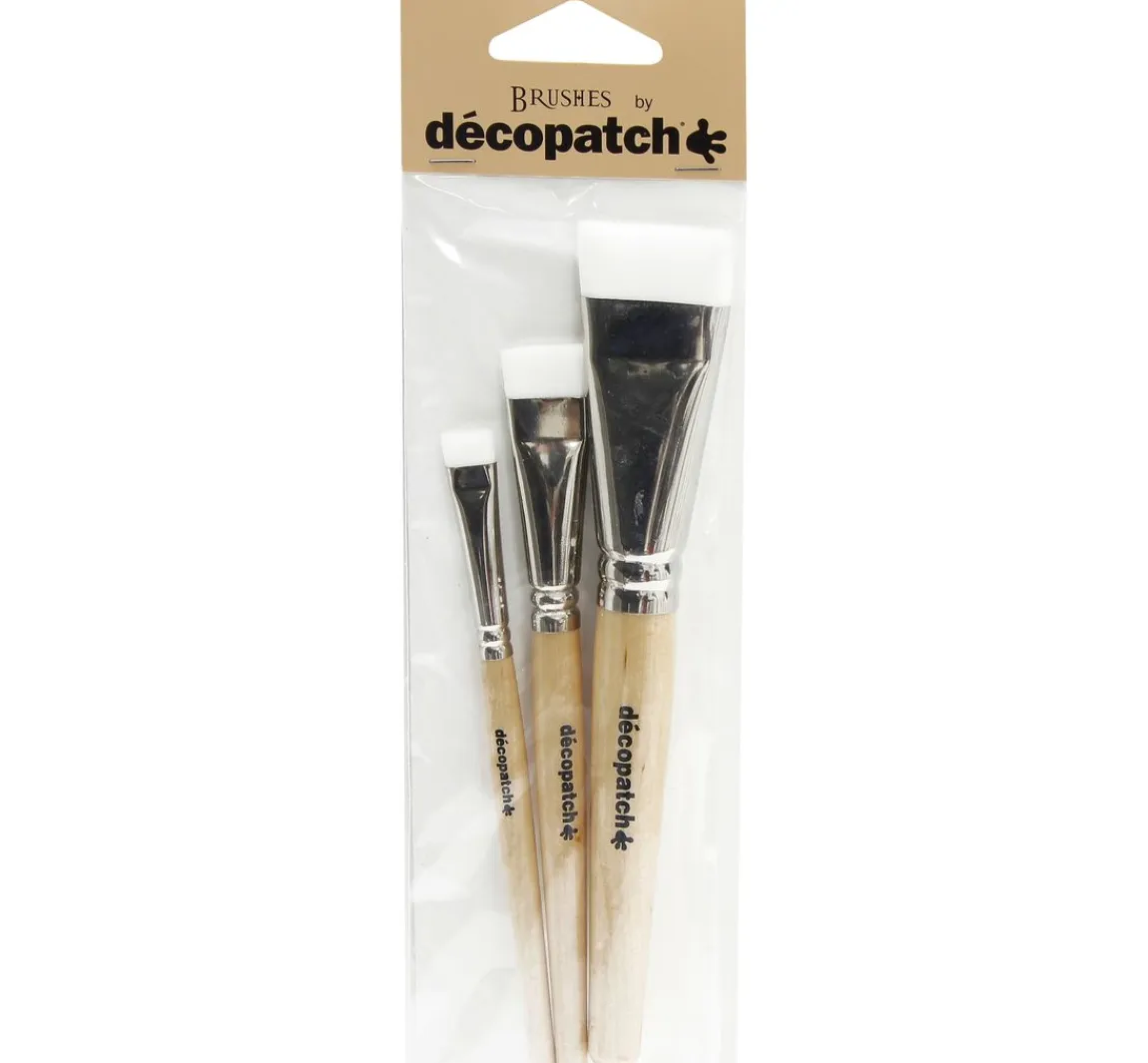 décopatch Nylonpinsel, 3er Set