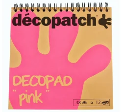 Sale décopatch Papierblock "Decopad Pink"