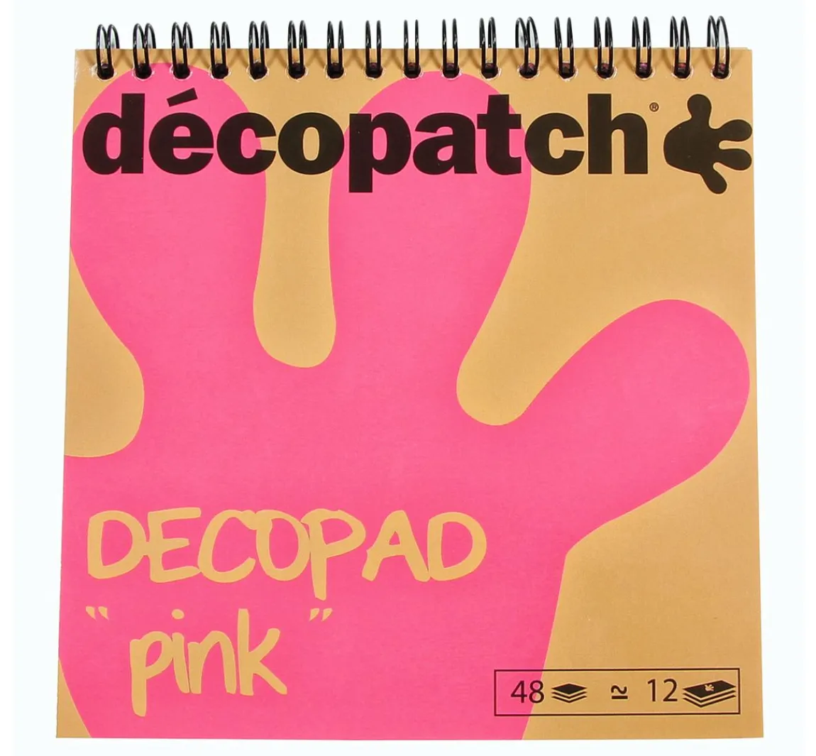 Sale décopatch Papierblock "Decopad Pink"