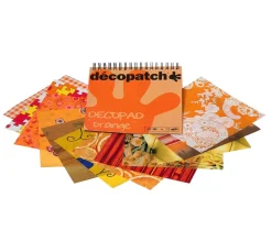 Clearance décopatch Papierblock "Decopad Orange"