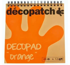 Clearance décopatch Papierblock "Decopad Orange"