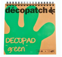 Outlet décopatch Papierblock "Decopad Green"