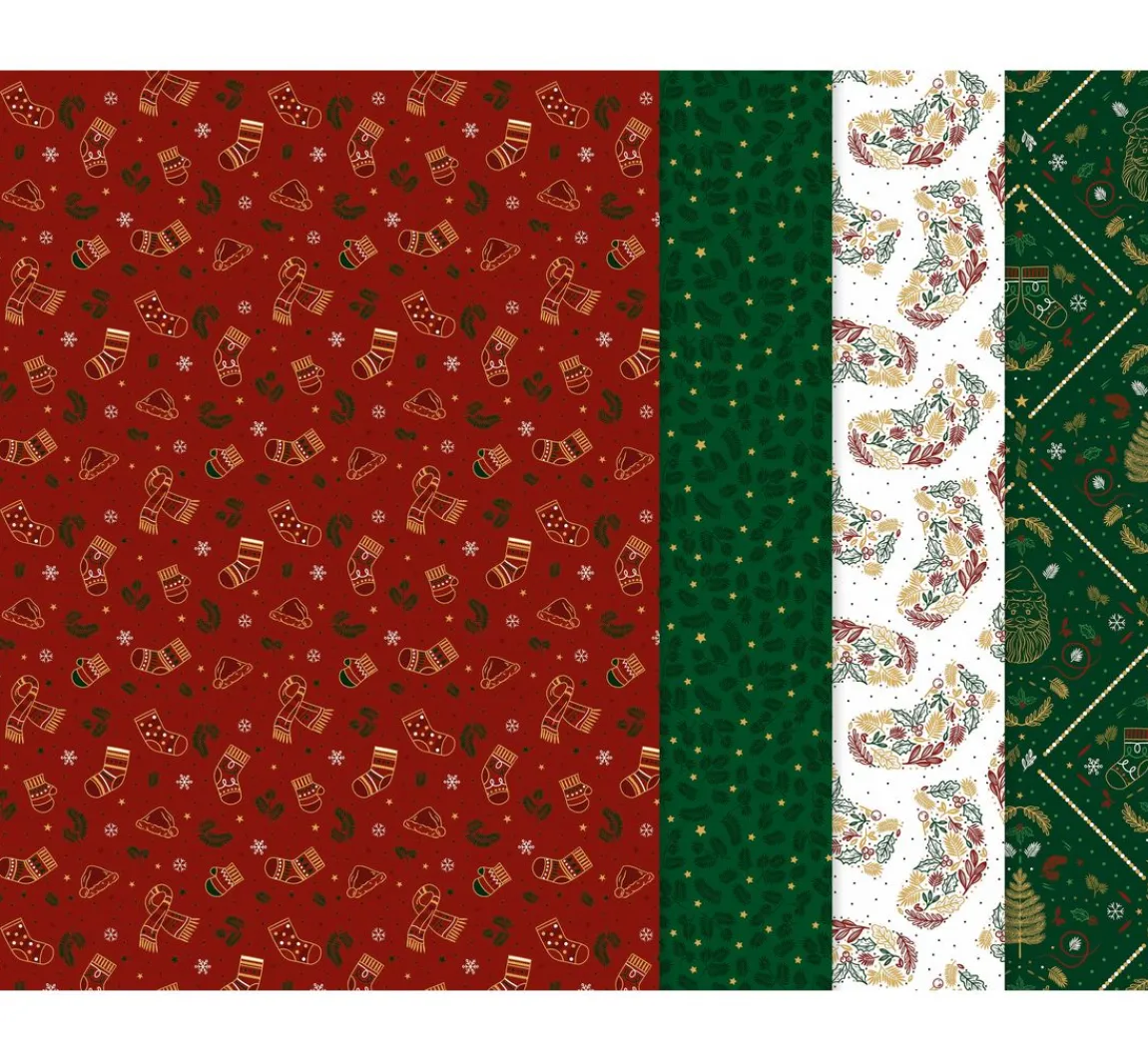 Outlet décopatch Pocket Hot-Foil Collection Mix and Patch "Vintage Weihnachten"