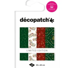 Outlet décopatch Pocket Hot-Foil Collection Mix and Patch "Vintage Weihnachten"