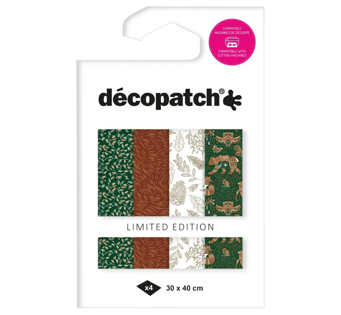 décopatch Pocket Hot-Foil Collection "Forest"