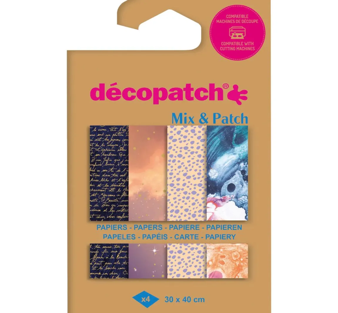New décopatch Pocket Hot-Foil Collection Mix and Patch "Magical"
