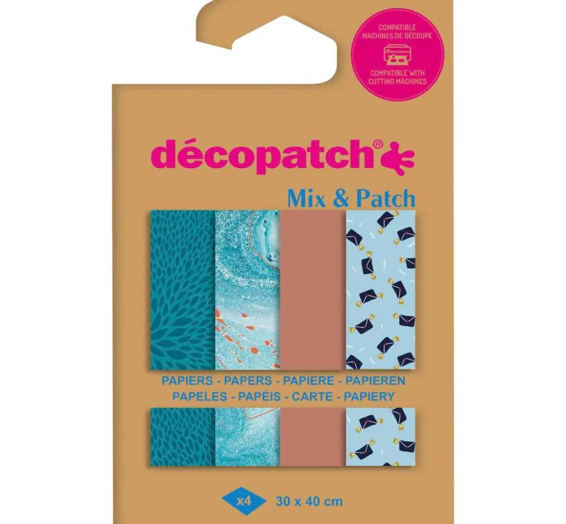 Discount décopatch Pocket Hot-Foil Collection Mix and Patch "Post für Dich"
