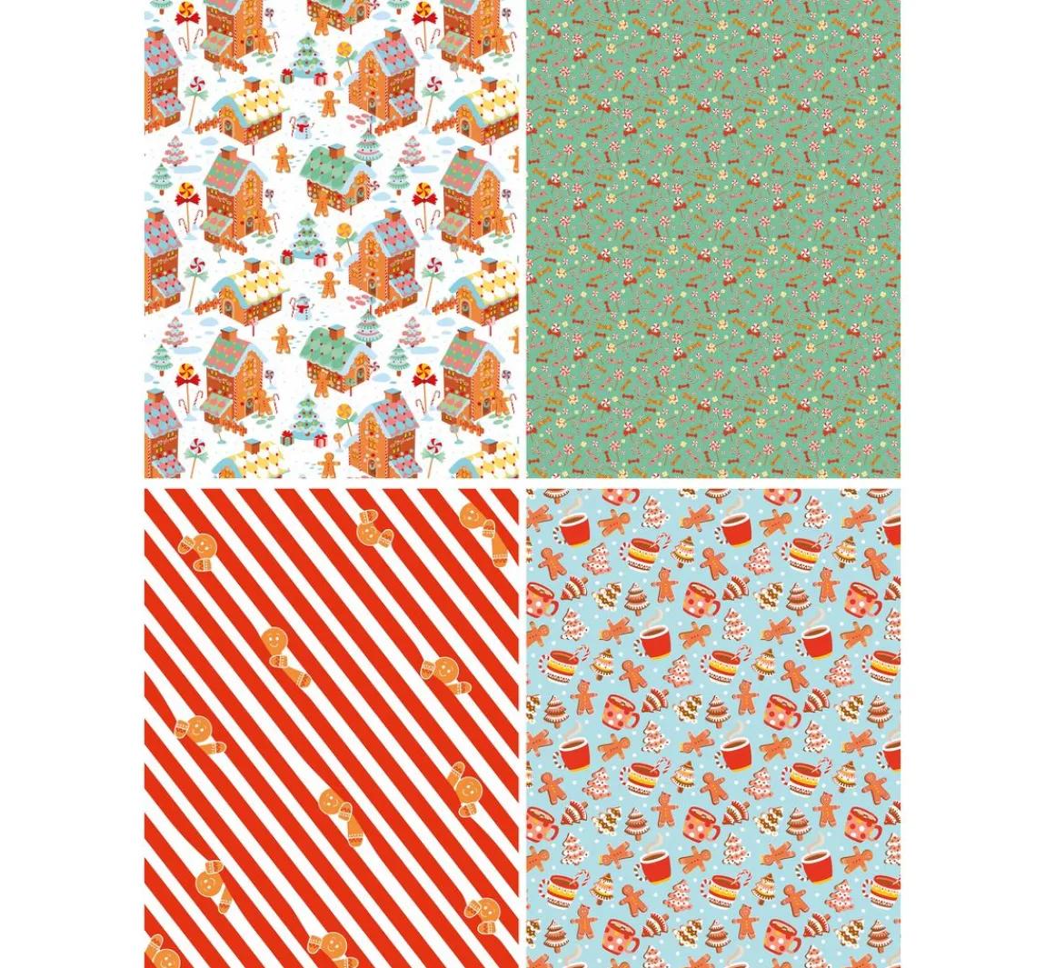 décopatch Pocket Hot-Foil Collection Mix and Patch "Weihnachtsbäckerei"