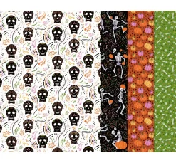 Clearance décopatch Pocket Hot-Foil Collection Mix and Patch "Halloween Skelette"