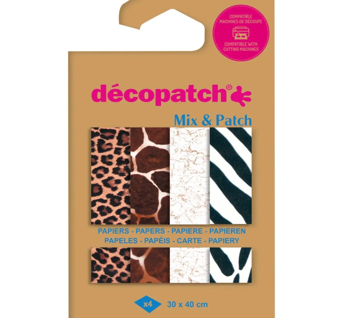 Sale décopatch Pocket Mix and Patch "Tierfelle"