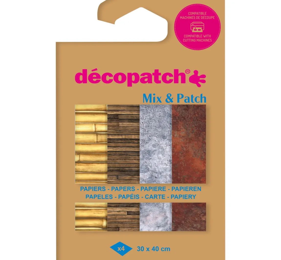 Clearance décopatch Pocket Mix and Patch "Natural Materials"