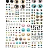 décopatch -Papier "Augen-Pastell"