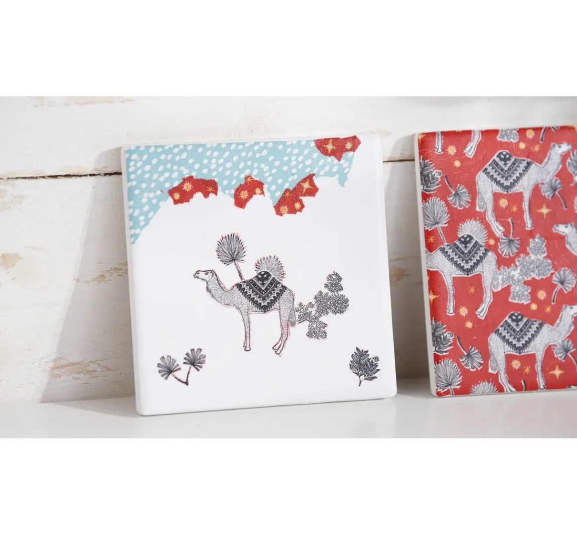 New décopatch -Papier "Flying Dots Lagune"