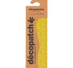 Discount décopatch -Papier "Flying Dots Safrangelb"