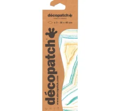 Online décopatch -Papier "Marmor-Lagune"
