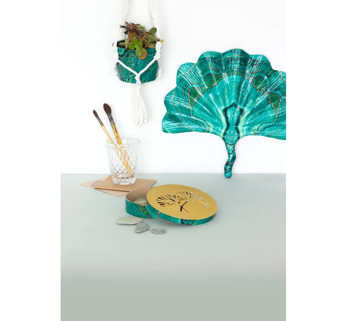Sale décopatch -Papier "Marmor-Ocean"