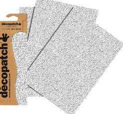 décopatch -Papier "Schrift"