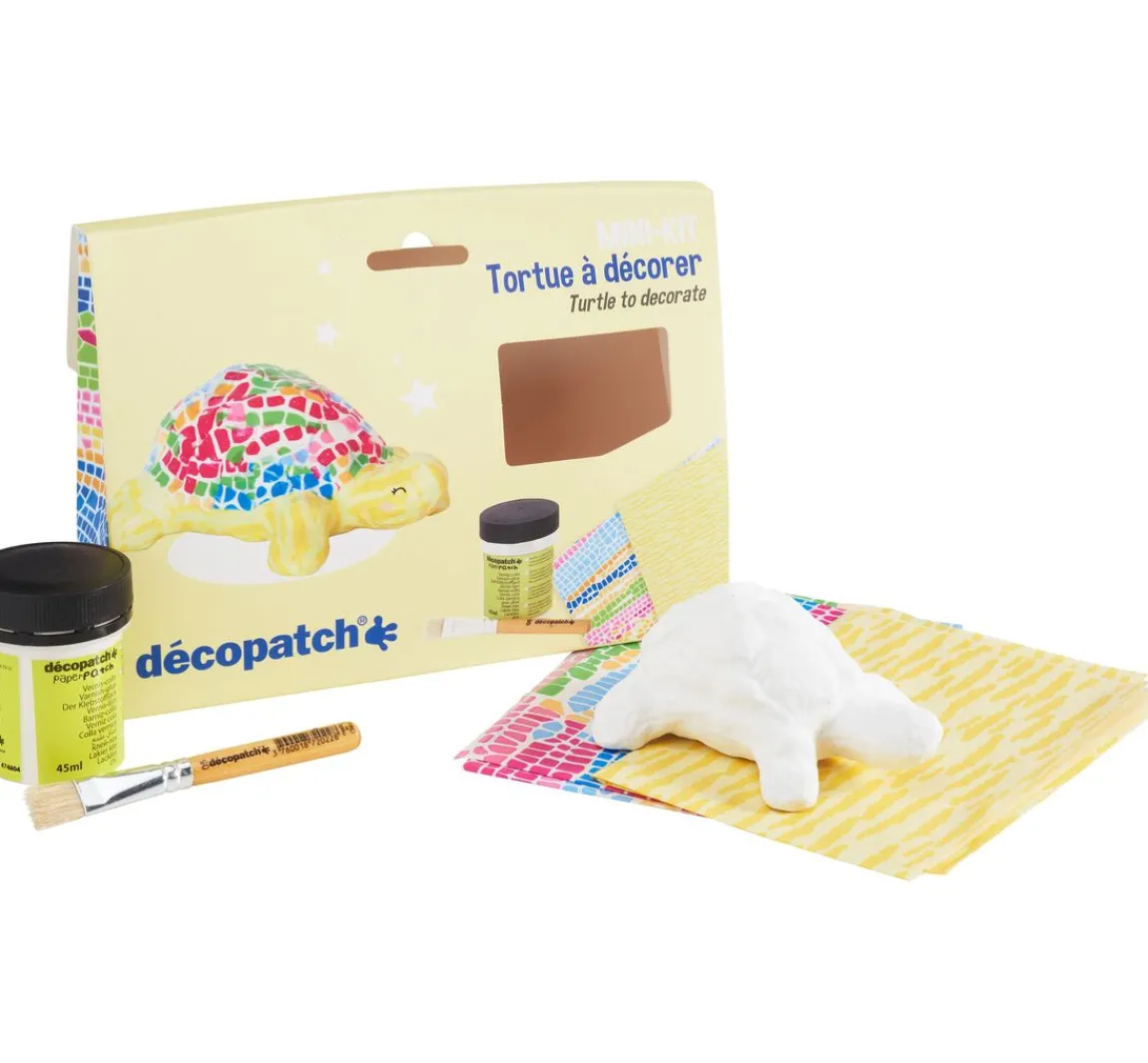 New décopatch Decopatch Kit Mini "Schildkröte"