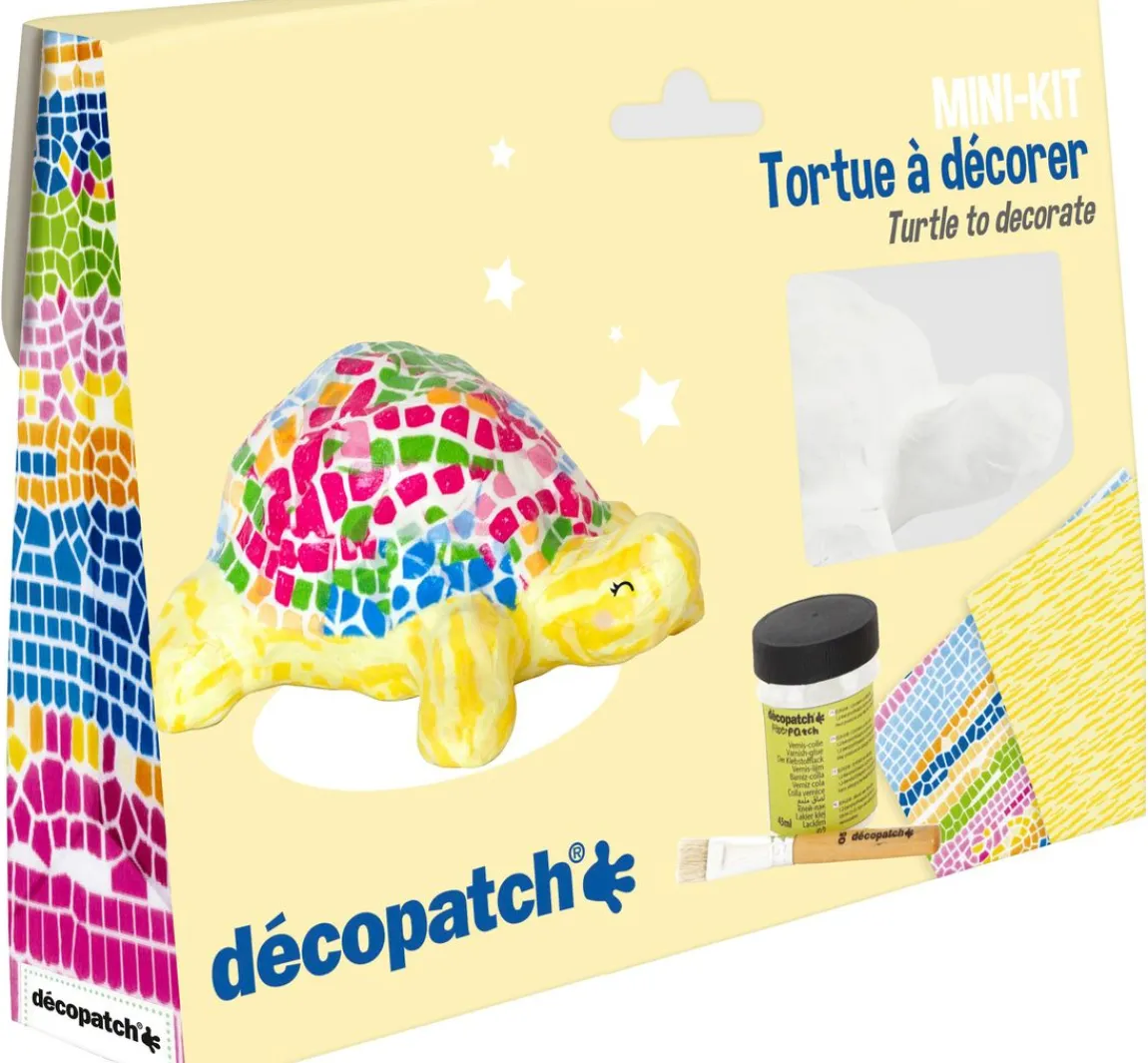 New décopatch Decopatch Kit Mini "Schildkröte"