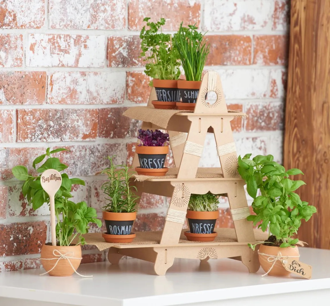New Pronty Crafts Deko- Pflanzentreppe