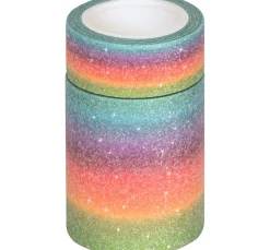 Discount Heyda Deko Tapes "Pastell Rainbow Glitter"