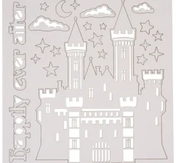Clearance Stamperia Deko-Elemente "Happily ever after"