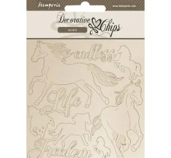 Online Stamperia Deko-Elemente "Silent Sea - Horses"
