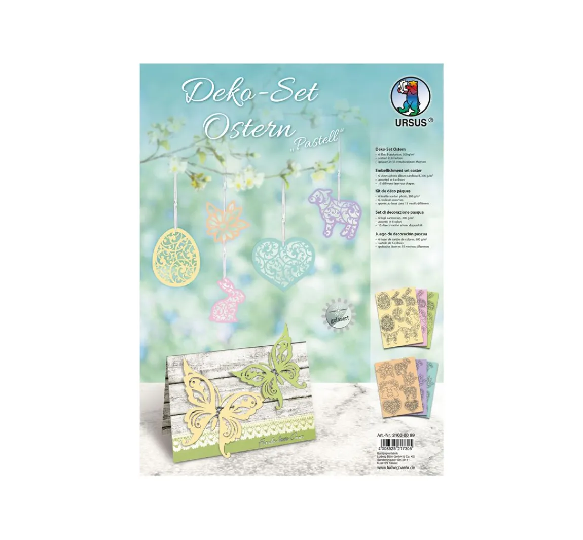 New URSUS Deko-Set "Ostern", pastell