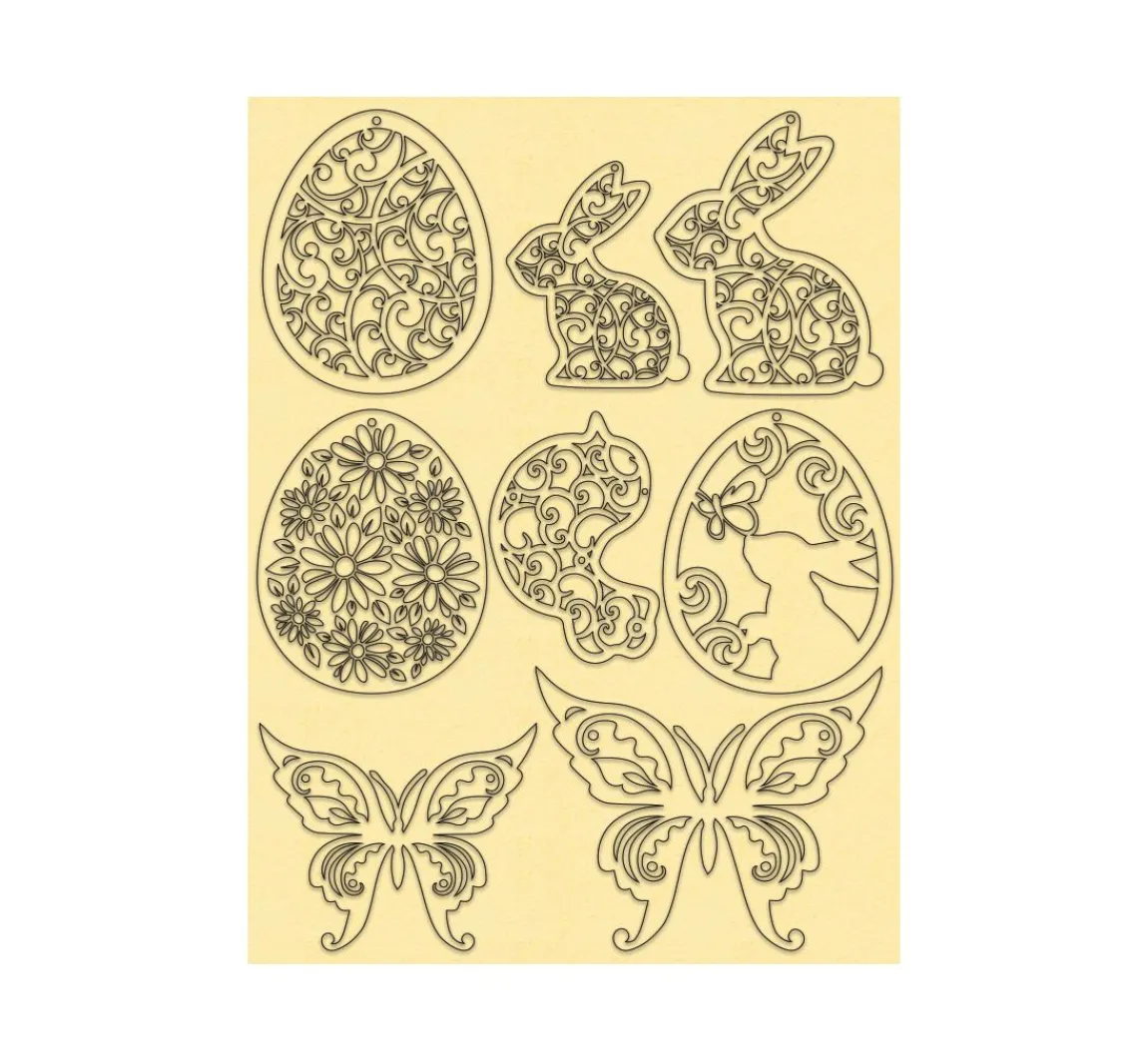 New URSUS Deko-Set "Ostern", pastell