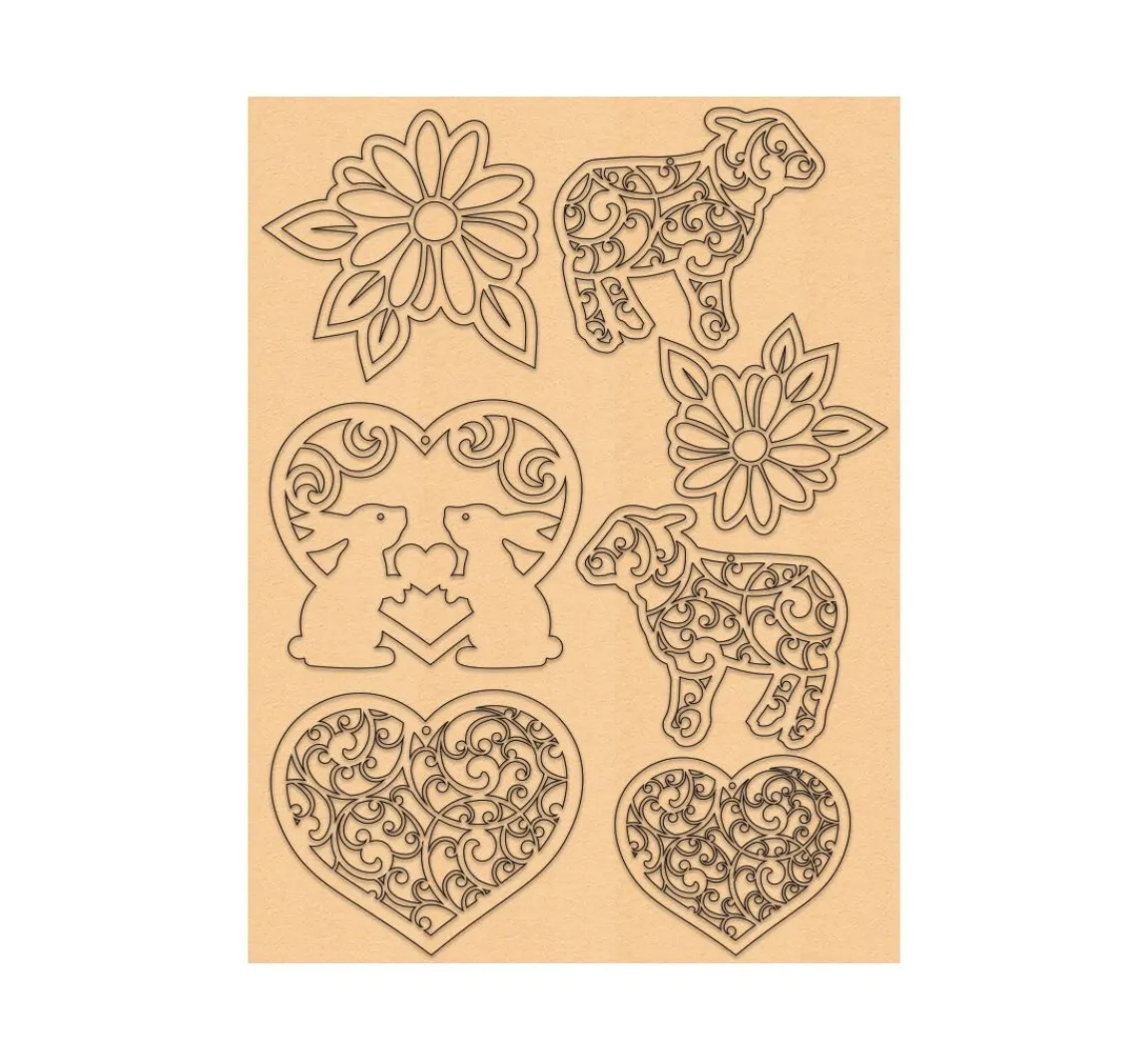 New URSUS Deko-Set "Ostern", pastell