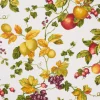 Online VBS Marktplatz Dekostoff Leinenoptik "Obst und Blätter"
