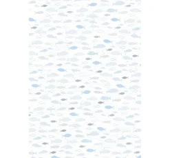 Heyda Designkarton "Hotfoil", Fischschwarm