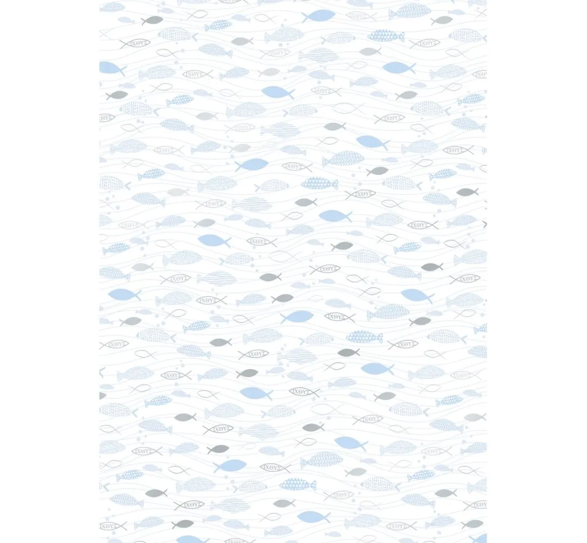 Heyda Designkarton "Hotfoil", Fischschwarm